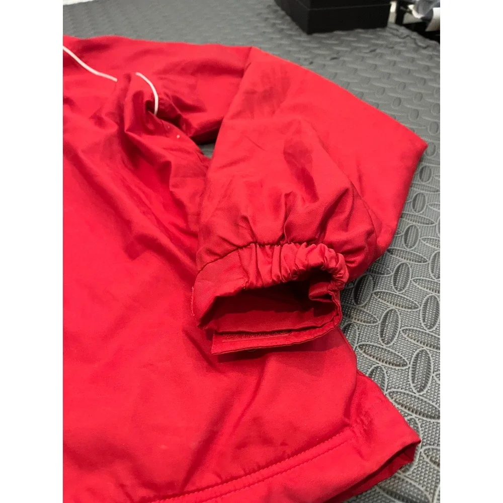 Adidas Windbreaker Jacket Mens XL Red NC State Wolfpack NCAA‎ Full Zip Coat